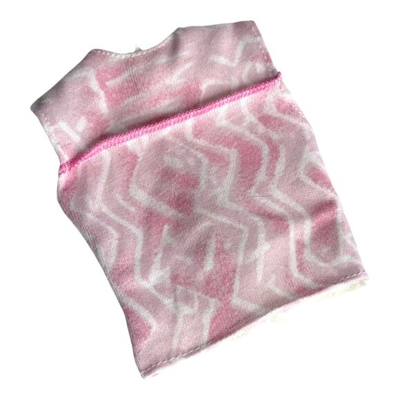 Ken Barbie Doll Clothes Tank Top Pink White Beach Wear 11.5" Boy Or Girl Dolls - Picture 1 of 3